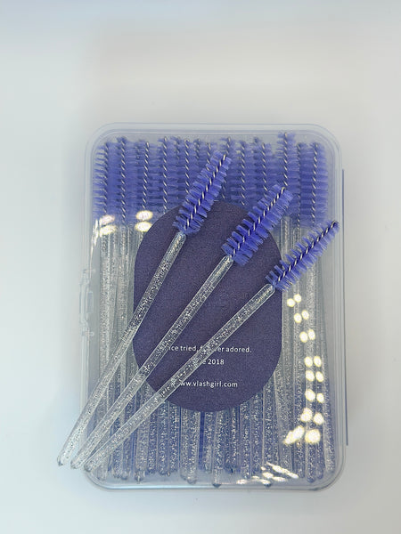 PACK OF 60 DISPOSABLE EYELASH BRUSH / MASCARA WANDS